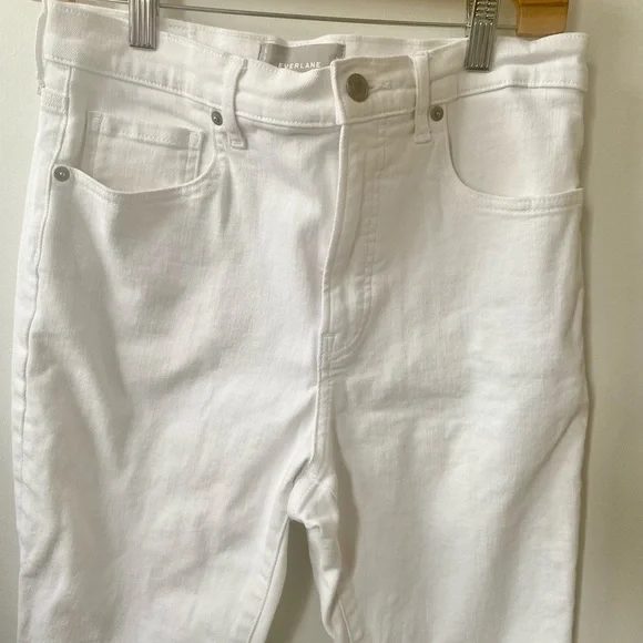 Everlane White Skinny Jeans High-Waisted - Picture 6 of 8